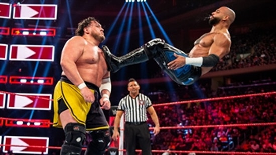 Ricochet vs. Samoa Joe vs. Baron Corbin - Triple Threat King of the Ring Semifinal Match: Raw, Sept. 9, 2019 (Full Match)
